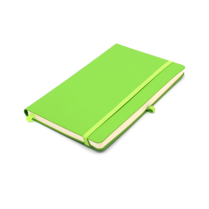 Блокнот А5 Legato с линованными страницами, зеленый