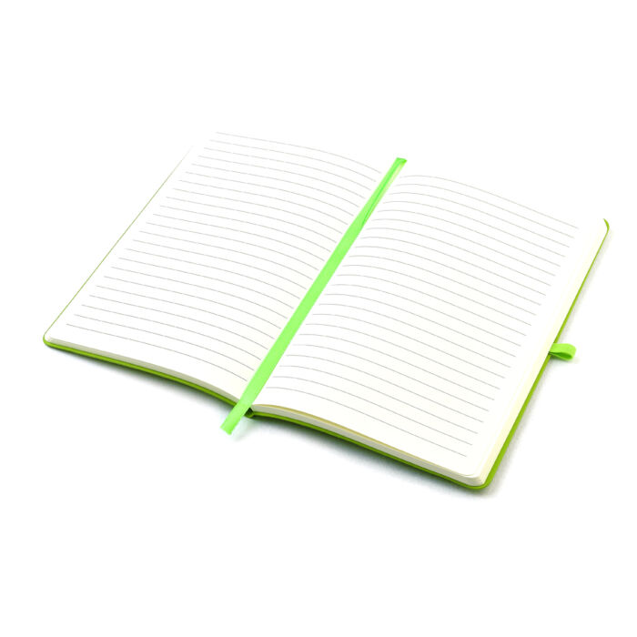 Блокнот А5 Legato с линованными страницами, зеленый