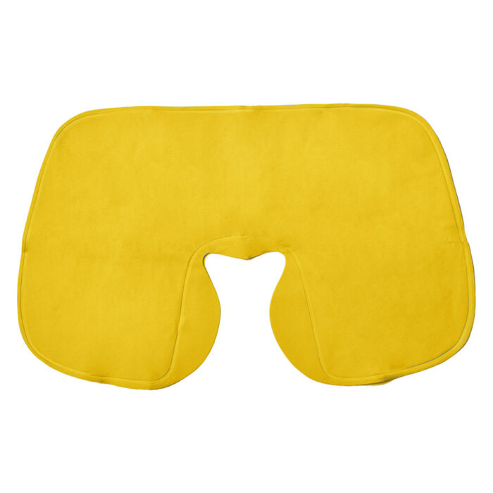 Подушка ROAD надувная дорожная в футляре, желтый