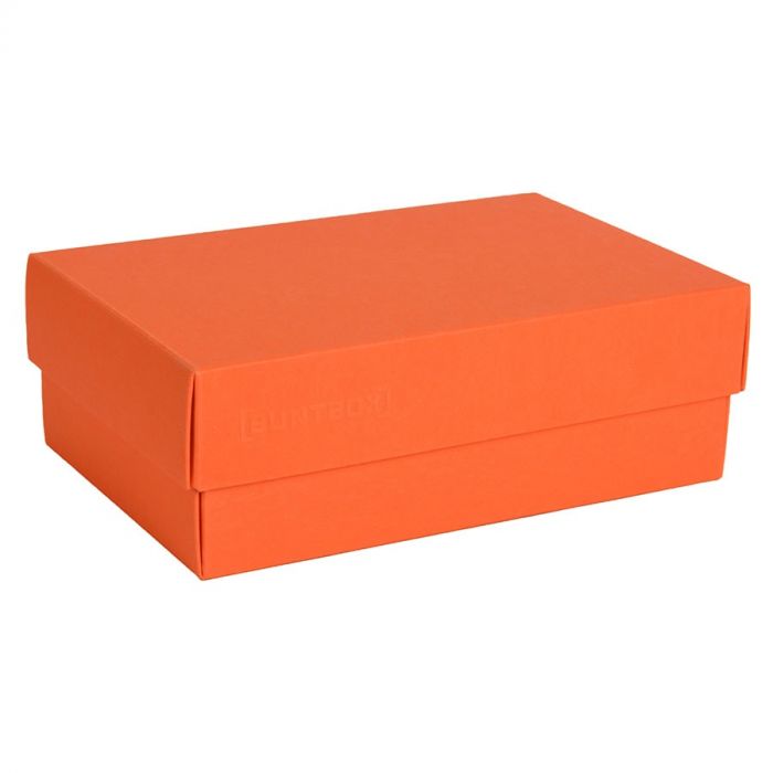 Коробка картонная, оранжевый