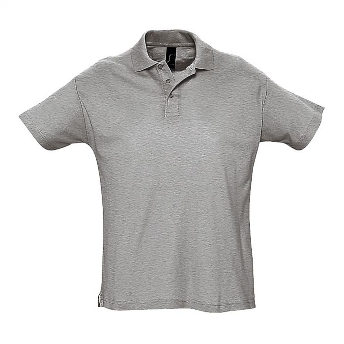 Рубашка поло мужская SUMMER II 170, серый меланж