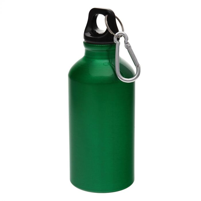 Бутылка для воды с карабином MENTO, зеленый