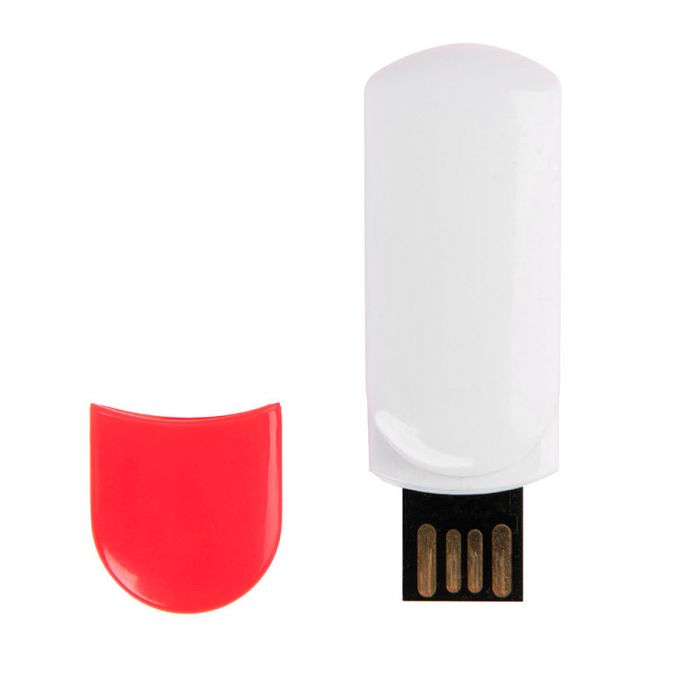 USB flash-карта Alma (8Гб), белый, красный