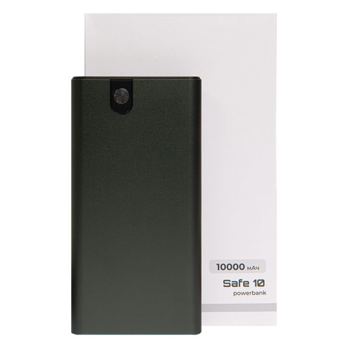 Универсальный аккумулятор OMG Safe 10 (10000 мАч), серый