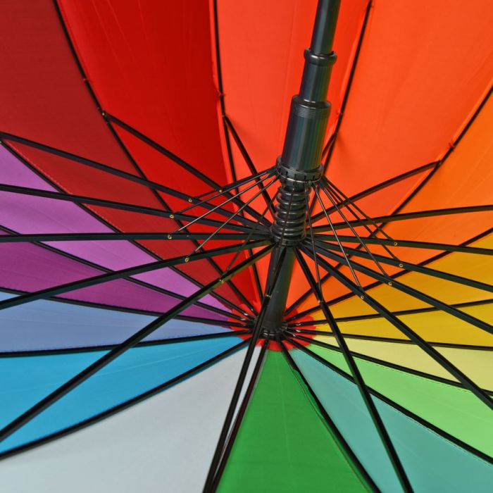 Зонт-трость Радуга, разные цвета