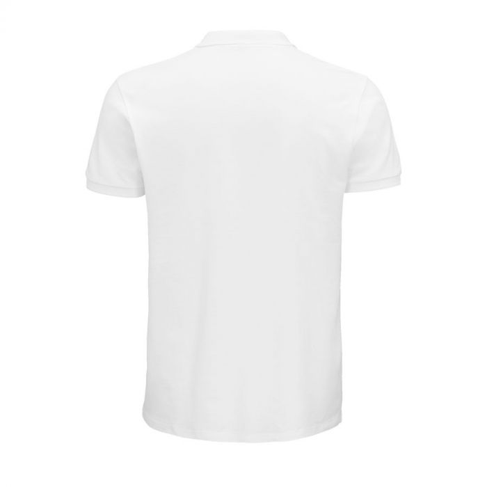 Рубашка поло мужская PLANET MEN 170 из органического хлопка, белый