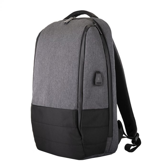 Рюкзак GRAN c RFID защитой, темно-серый, черный