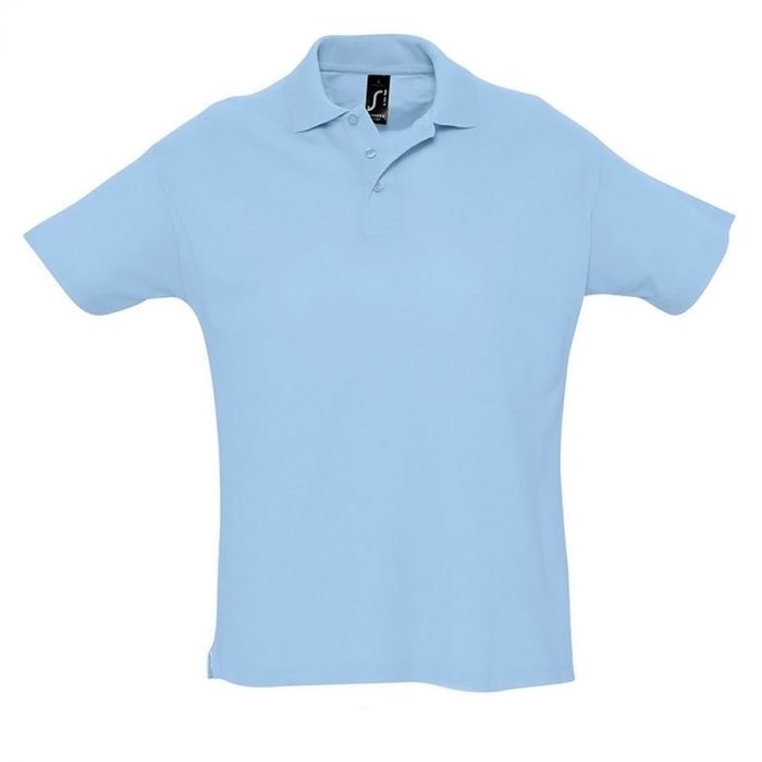 Рубашка поло мужская SUMMER II 170, голубой