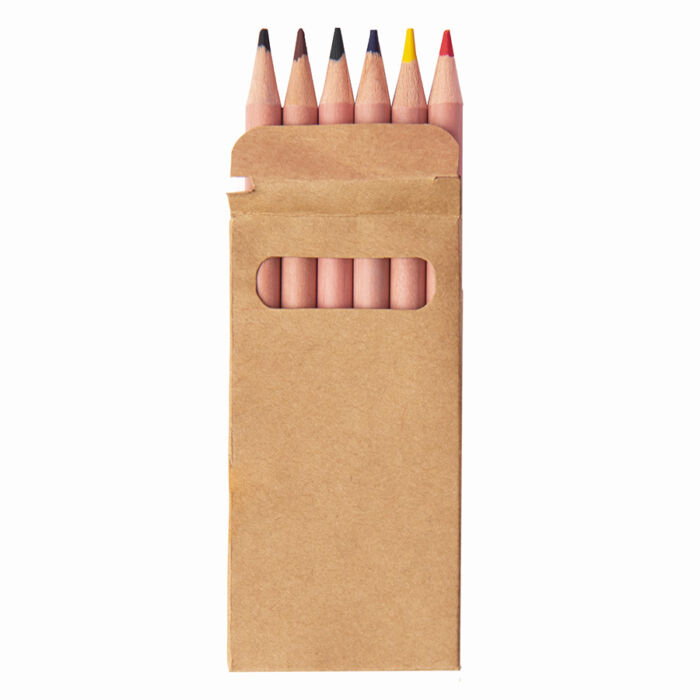 Набор цветных карандашей мини TINY, бежевый
