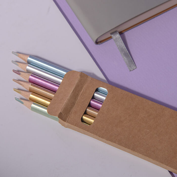 Набор цветных карандашей METALLIC, бежевый
