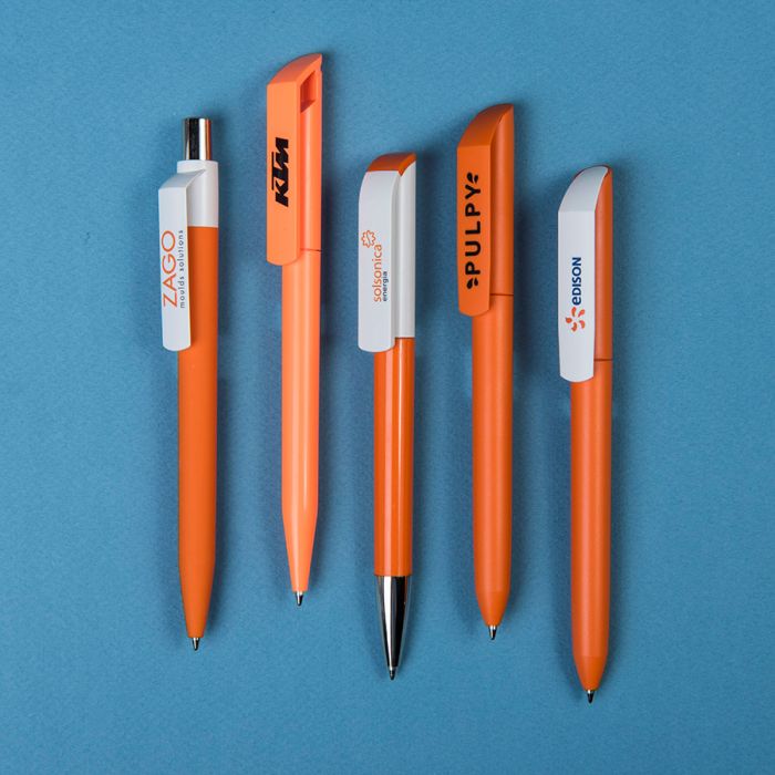 Ручка шариковая DOT, оранжевый