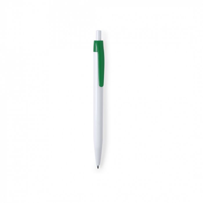 Ручка шариковая KIFIC, белый, зеленый