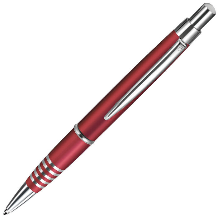 Ручка шариковая SELECT, красный, серебристый