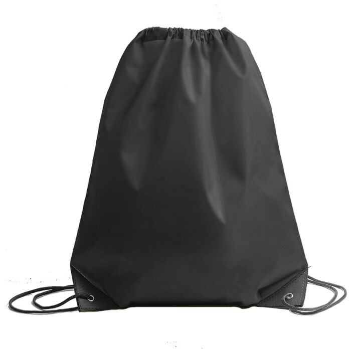 Рюкзак мешок с укреплёнными уголками BY DAY, черный