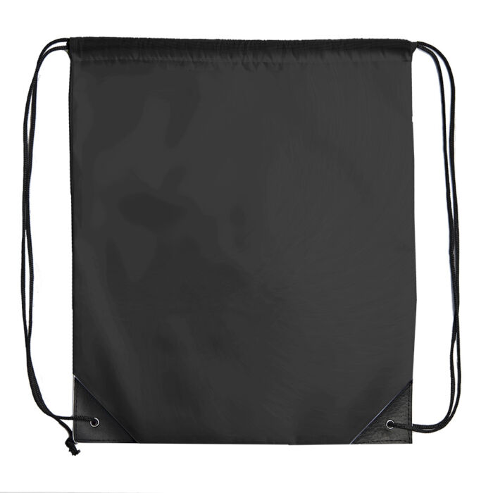 Рюкзак мешок с укреплёнными уголками BY DAY, черный