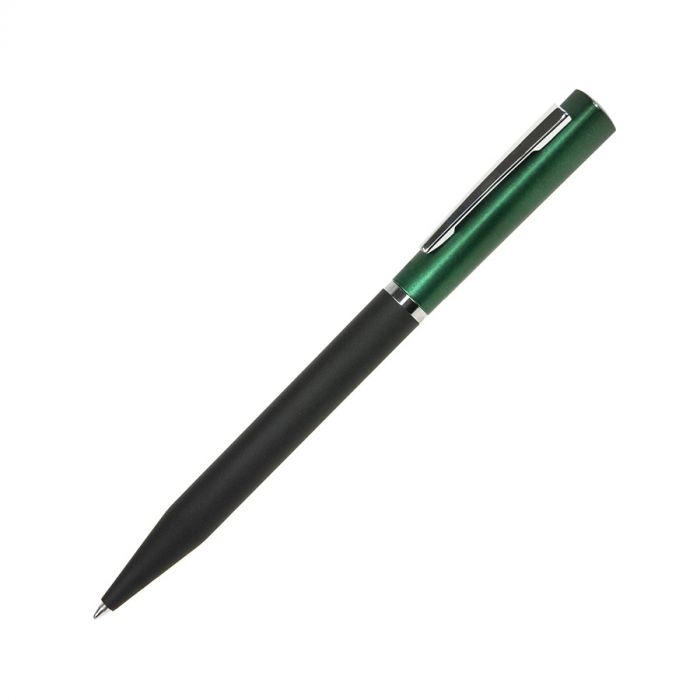 Ручка шариковая M1, зеленый, черный
