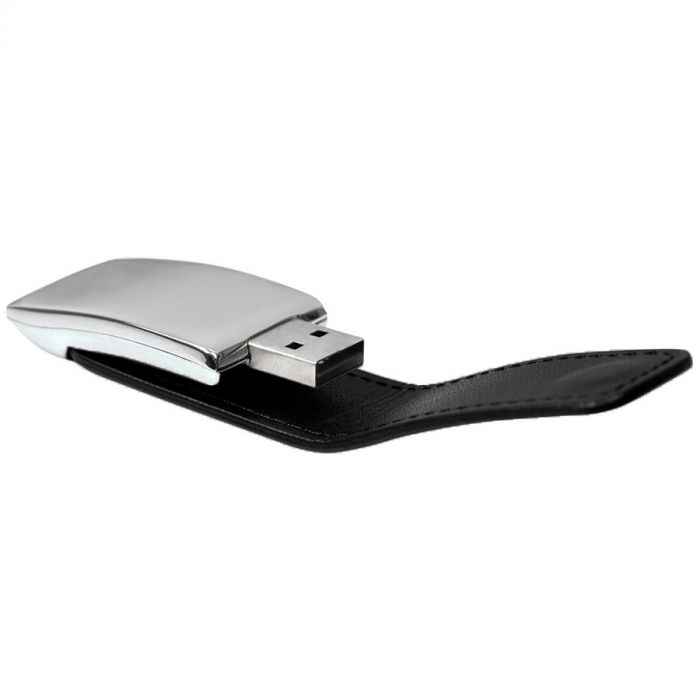 USB flash-карта Lerix (8Гб), черный, серебристый