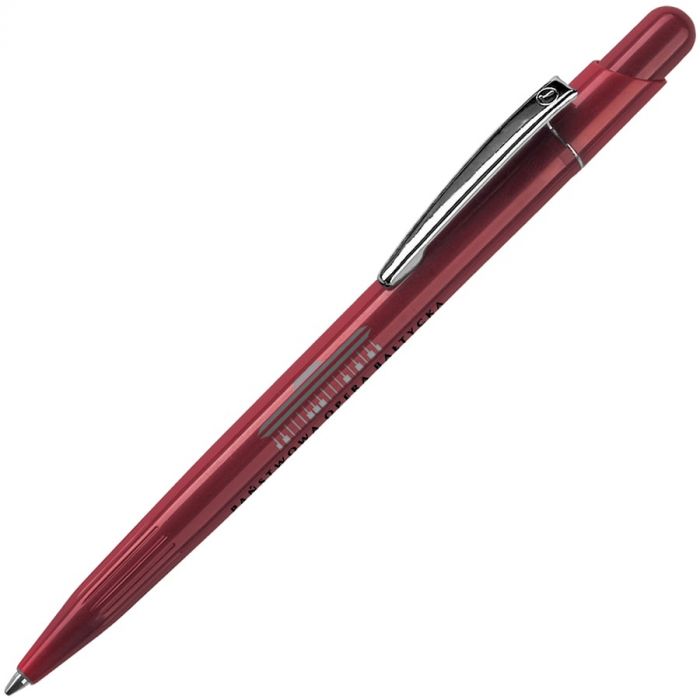 Ручка шариковая MIR, бордовый, серебристый