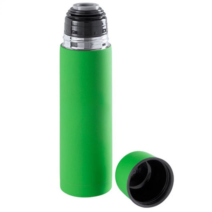 Термос вакуумный Flask, зеленый