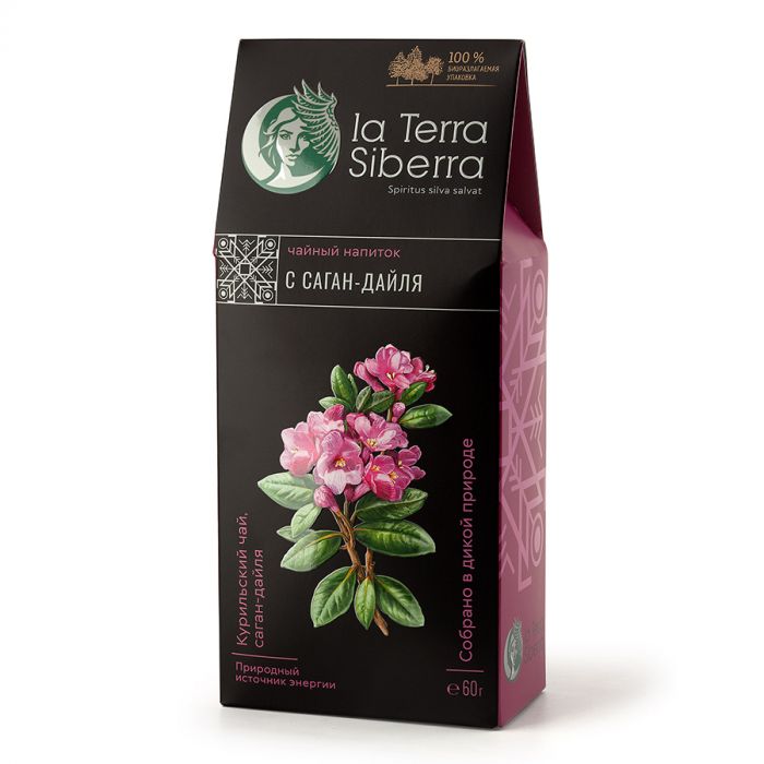 Чайный напиток со специями из серии La Terra Siberra с саган-дайля 60 гр., розовый