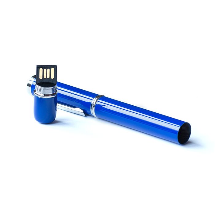 Флешка-ручка 10 Директор, синий, 32 Гб