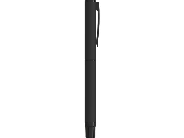 Ручка-роллер Mood R Gum soft-touch, черный