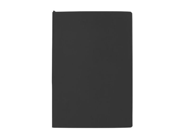 Бизнес-блокнот C1 софт-тач, гибкая обложка, 128 листов, черный
