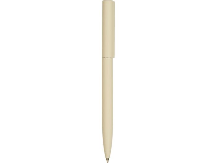 Шариковая металлическая ручка Minimalist софт-тач, бежевый