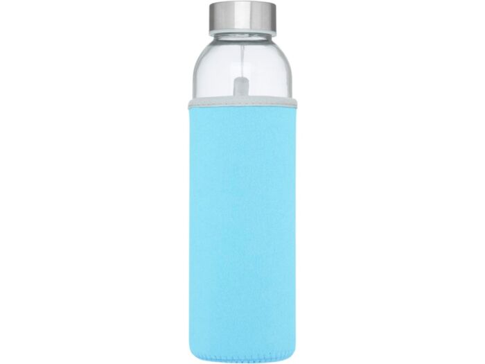 Спортивная бутылка Bodhi из стекла объемом 500 мл, светло-синий
