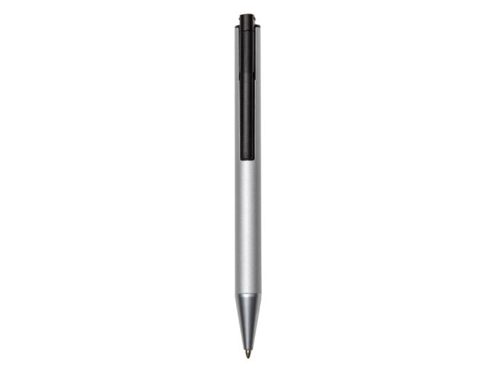 Металлическая шариковая ручка с флеш-картой на 8 Гб Jobs, серебристая