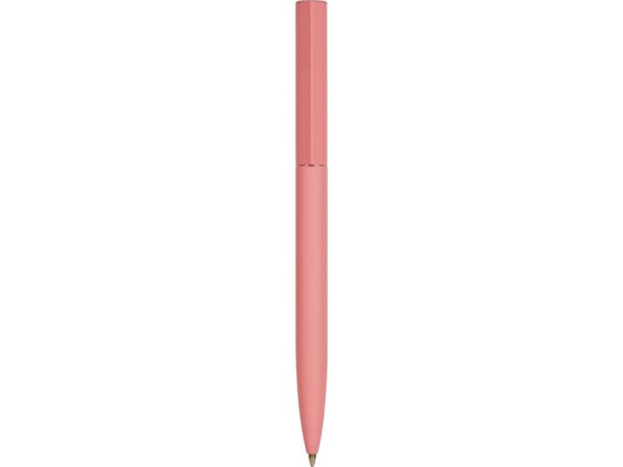Шариковая металлическая ручка Minimalist софт-тач, пыльный розовый