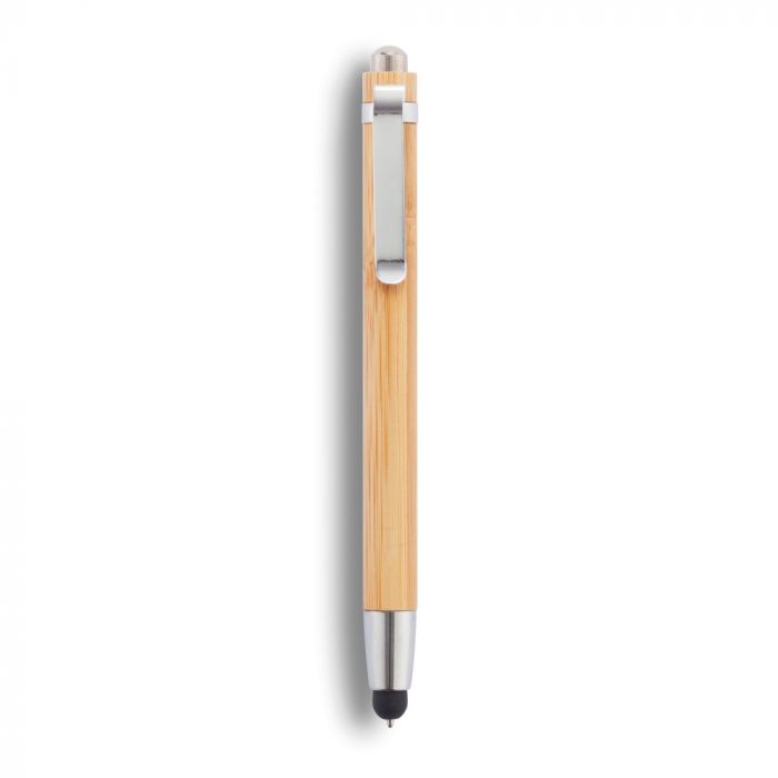 Ручка-стилус из бамбука, коричневый