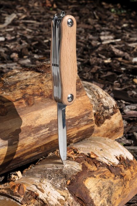 Карманный нож Wood, коричневый