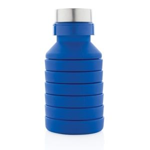 Герметичная складная силиконовая бутылка, синий