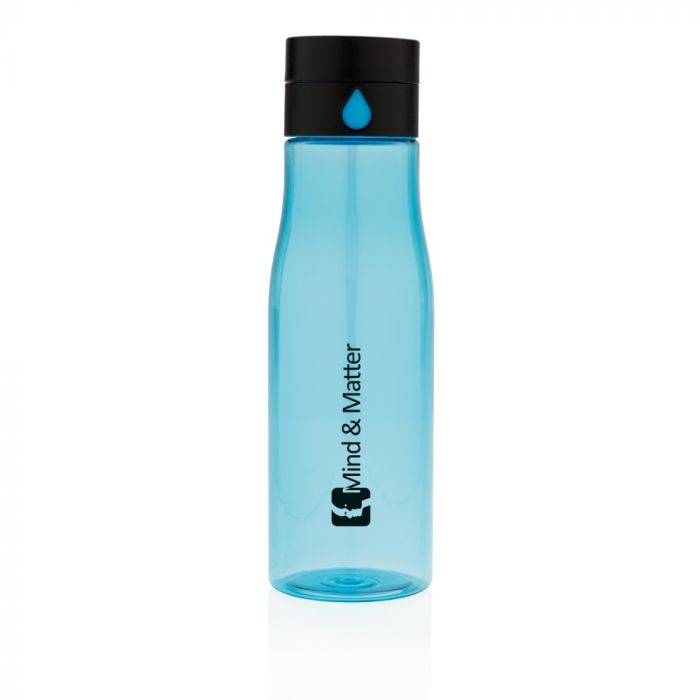 Бутылка для воды Aqua из материала Tritan, синяя, синий