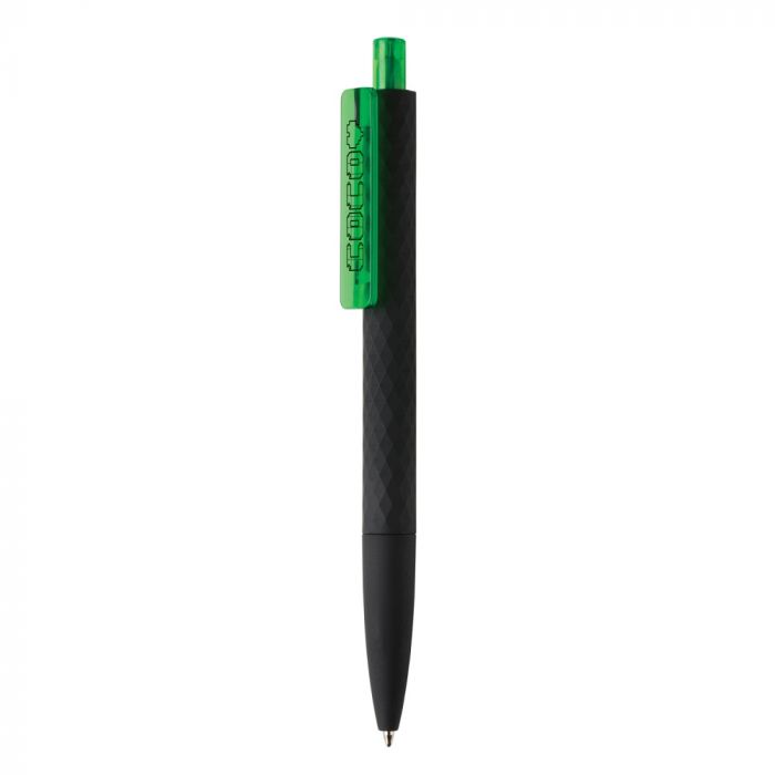 Черная ручка X3 Smooth Touch, зеленый, черный