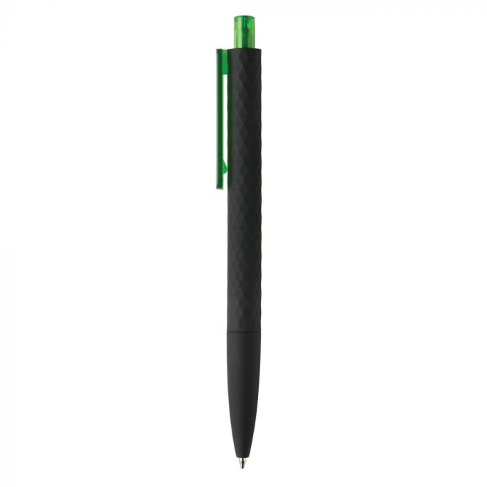 Черная ручка X3 Smooth Touch, зеленый, черный