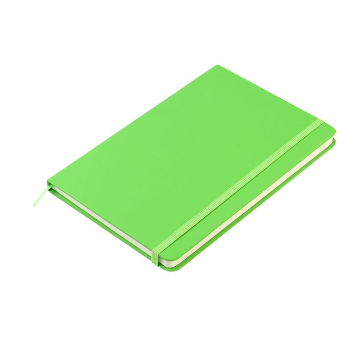 Блокнот A5 Monte с линованными страницами, зеленый