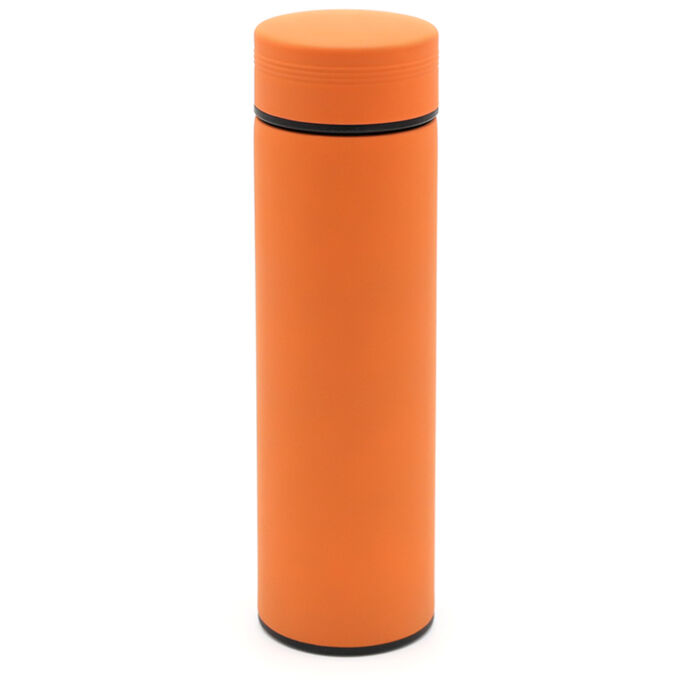 Термос Bronx софт-тач, оранжевого цвета