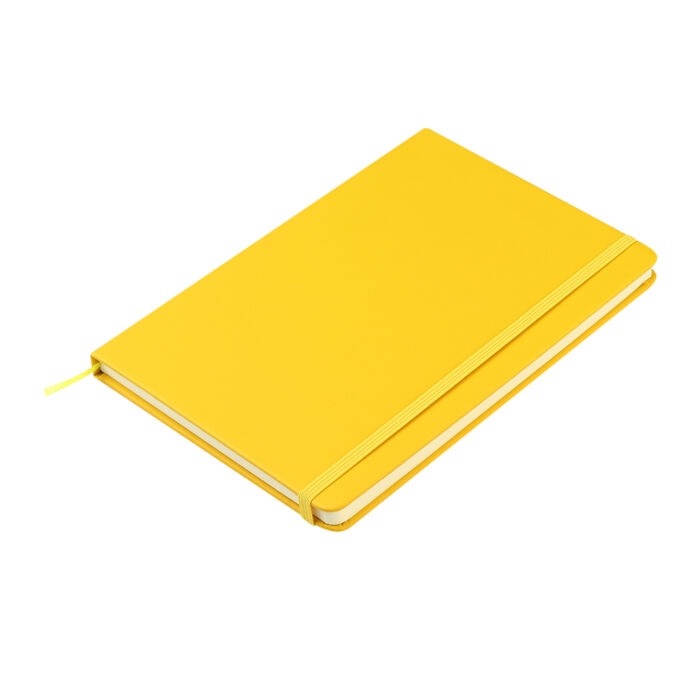 Блокнот A5 Monte с линованными страницами, желтый