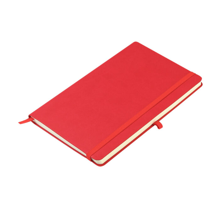 Блокнот А5 Legato с линованными страницами, красный