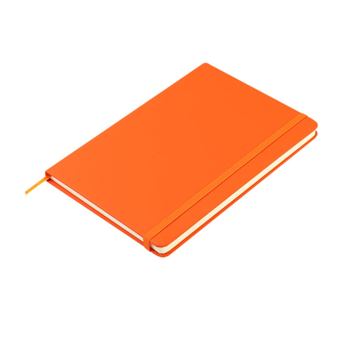 Блокнот A5 Monte с линованными страницами, оранжевый