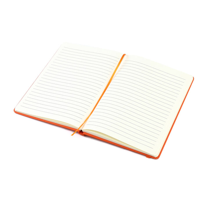 Блокнот A5 Monte с линованными страницами, оранжевый