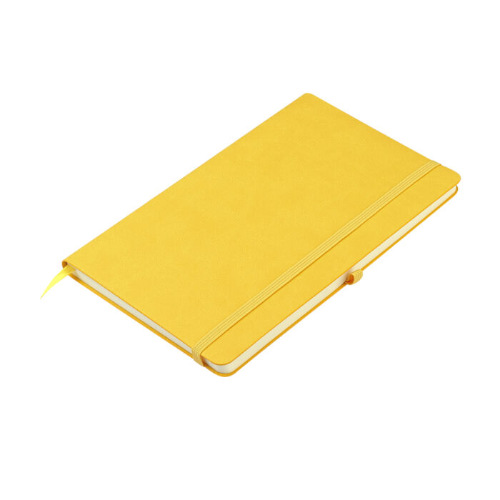 Блокнот А5 Legato с линованными страницами, желтый