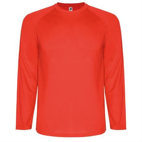 Спортивная футболка MONTECARLO L/S мужская, КРАСНЫЙ