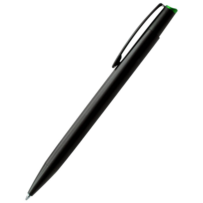 Ручка металлическая Grave, зеленая
