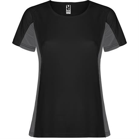 Спортивная футболка SHANGHAI WOMAN женская, ЧЕРНЫЙ/ТЕМНЫЙ ГРАФИТ
