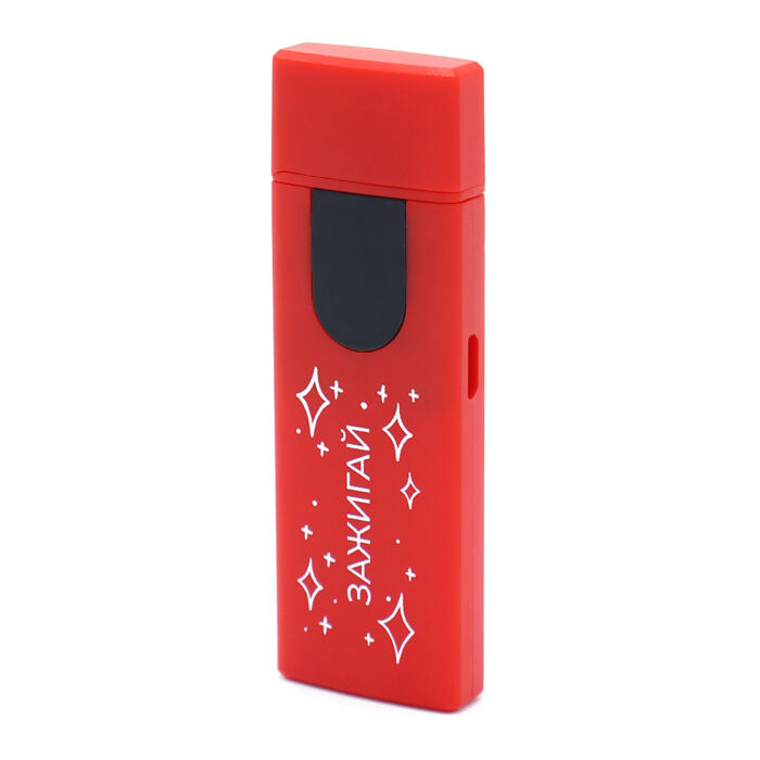 Зажигалка-накопитель USB Abigail, красная
