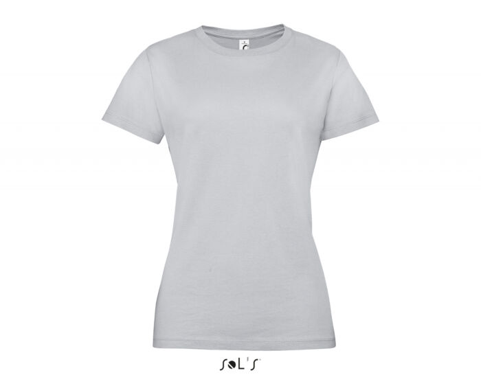 Фуфайка (футболка) REGENT женская,Чистый серый