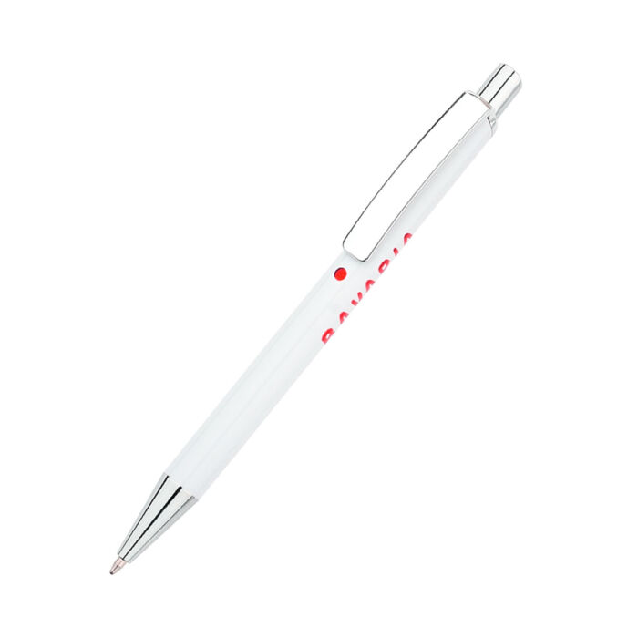 Ручка металлическая Bright, красная